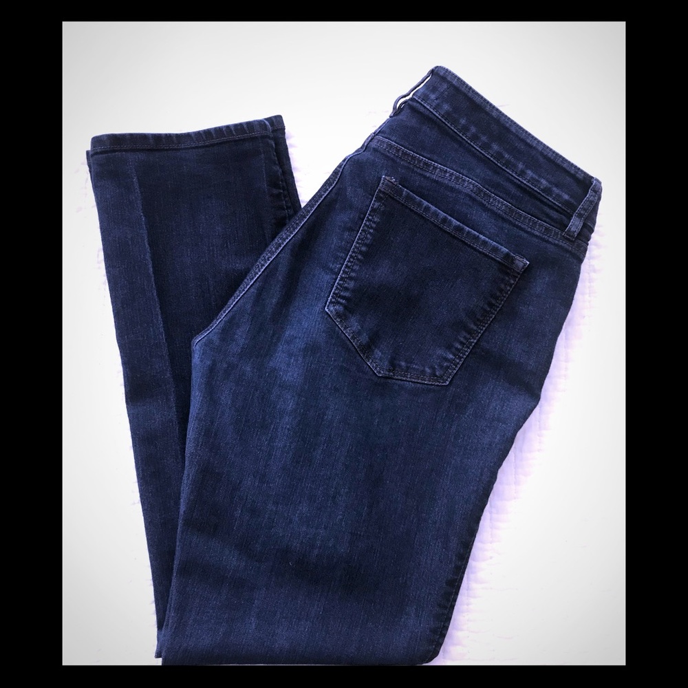 LOFT Curvy Straight Jeans